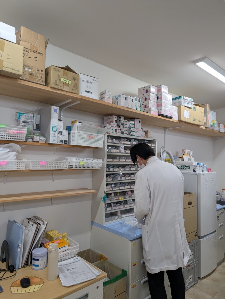 みらい薬局の調剤スペース