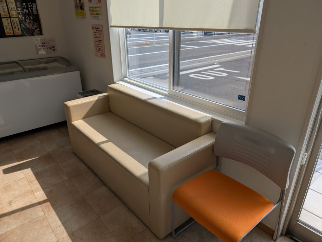 みらい薬局の待合スペース